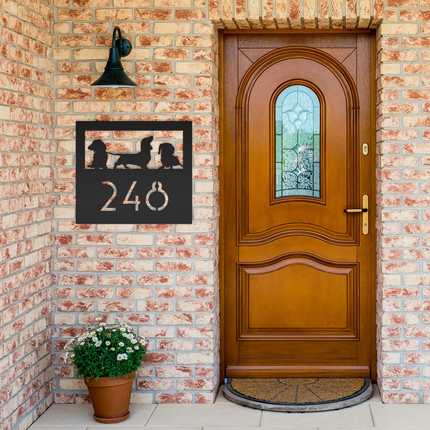 three weens waiting - custom address sign