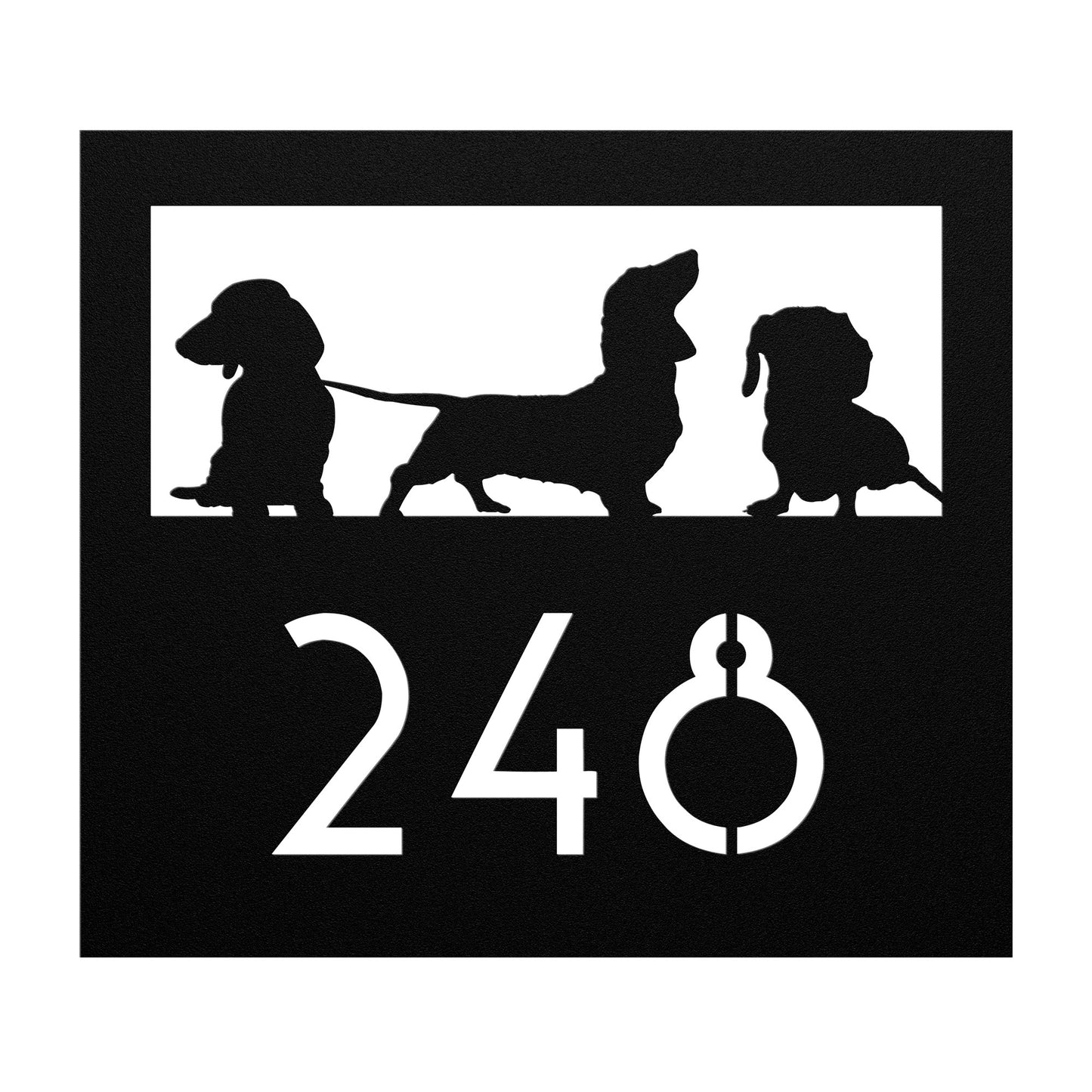 three weens waiting - custom address sign