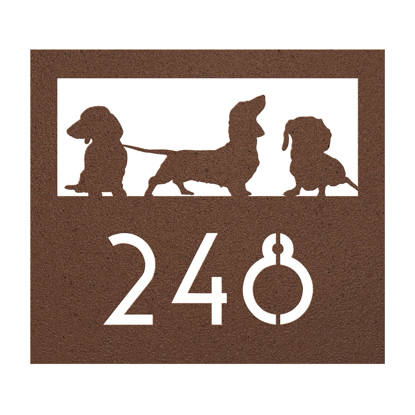 three weens waiting - custom address sign