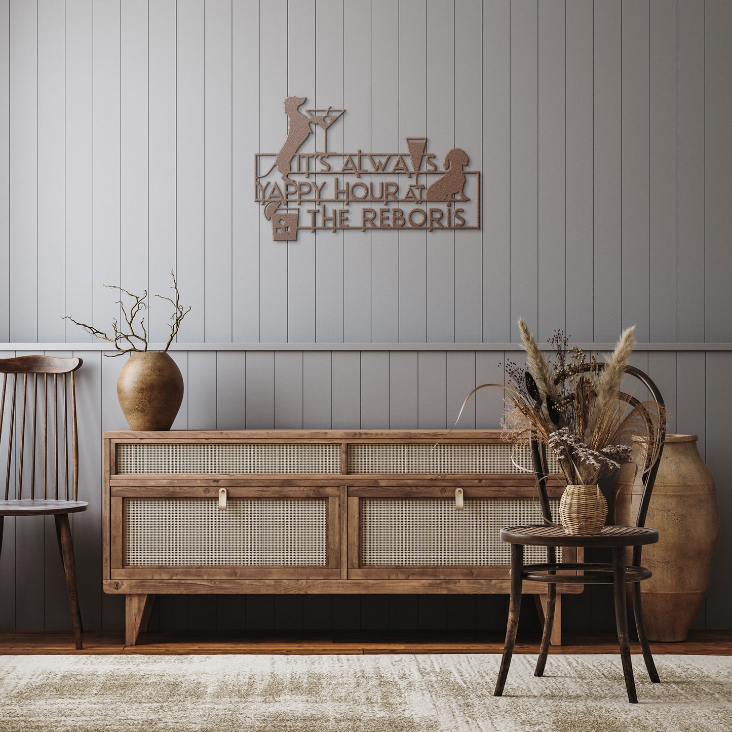 it's always yappy hour - custom name wall art