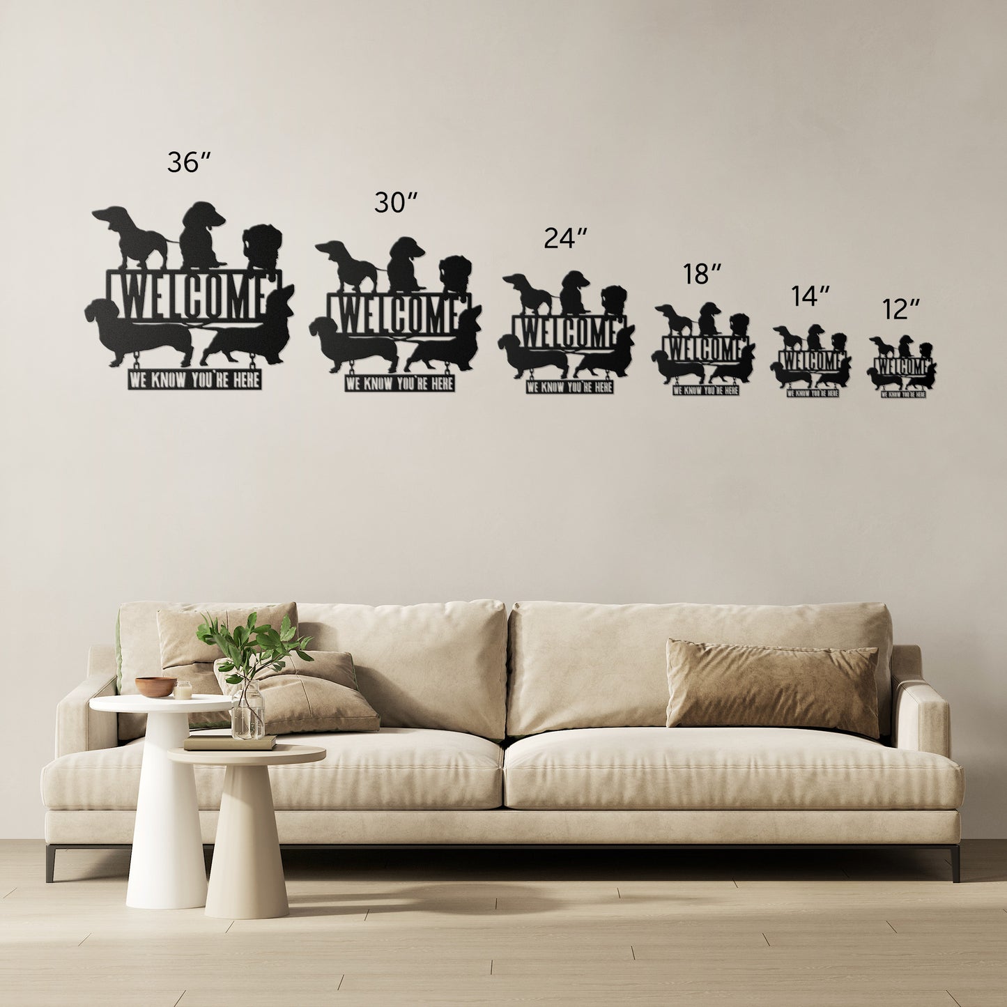 five weens walk into a bar - steel wall art