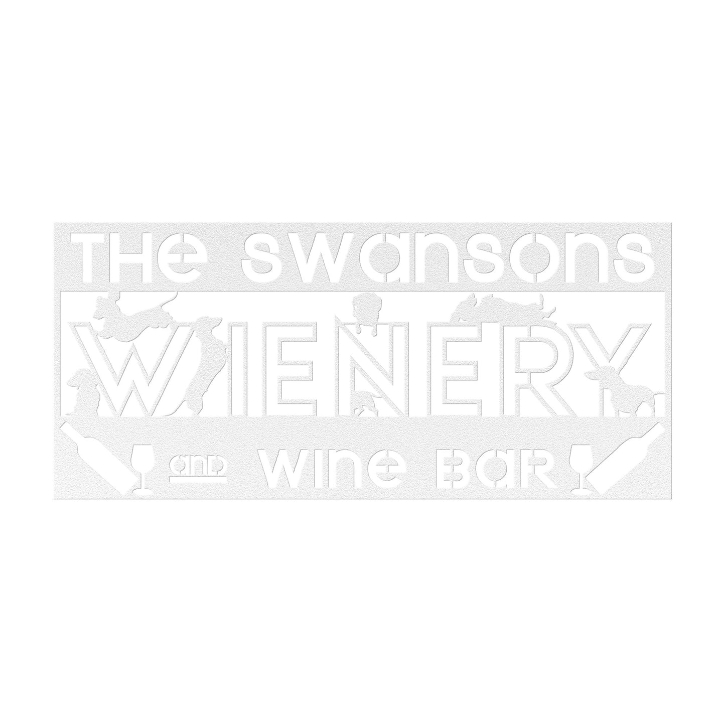wienery and wine bar - custom bar wall art