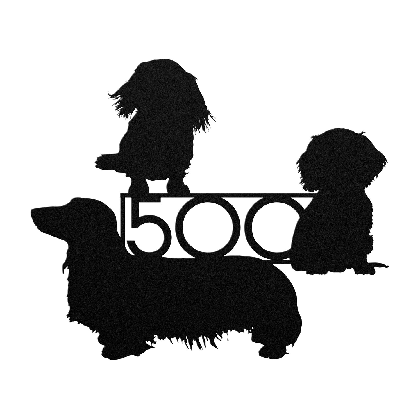 three weens hangin - street address sign