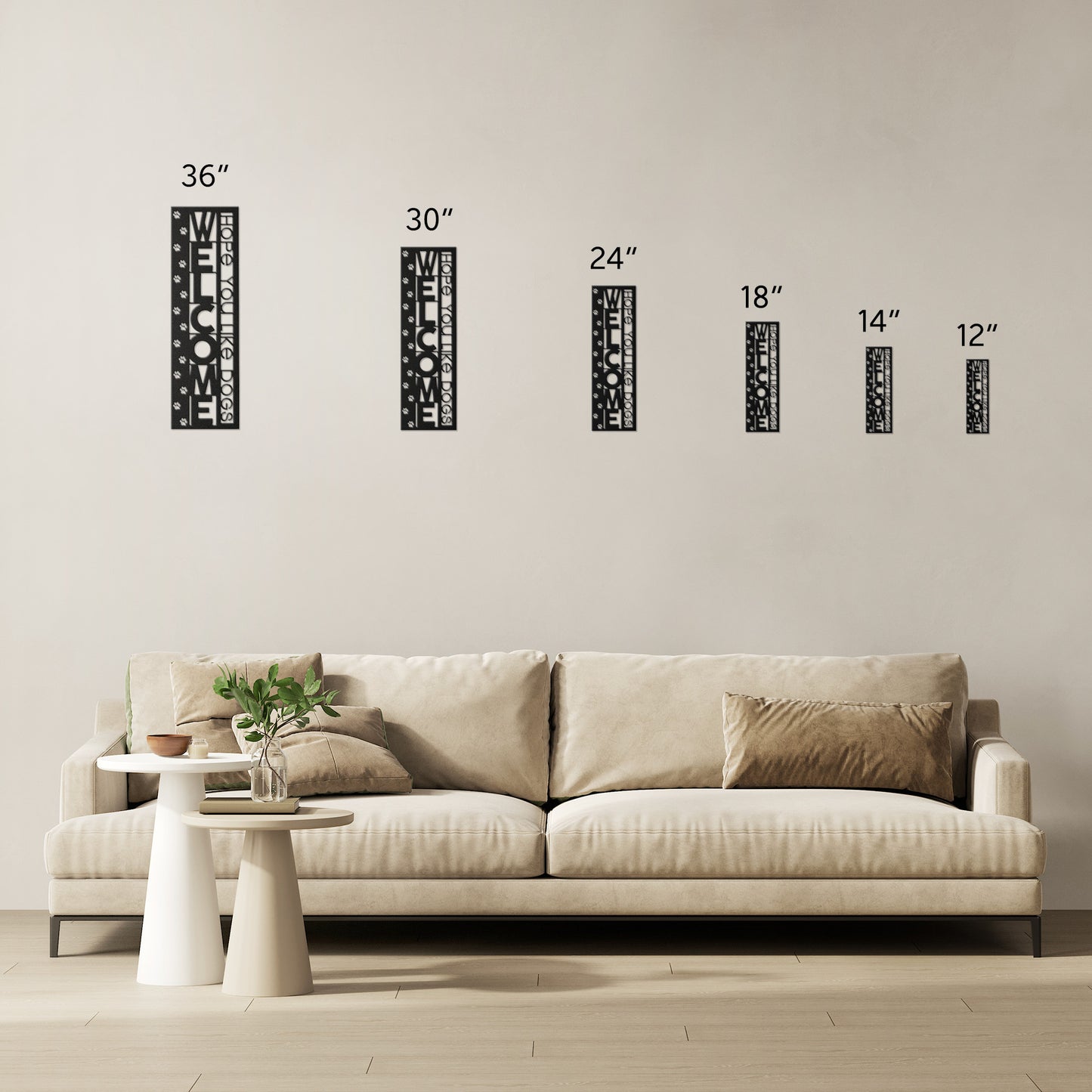 **REALLY HOPE YOU LIKE DOGS - Steel Wall Art